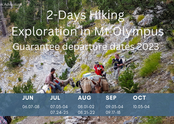Hiking in Mt. Olympus, Greece - Guaranteed departure dates 2023