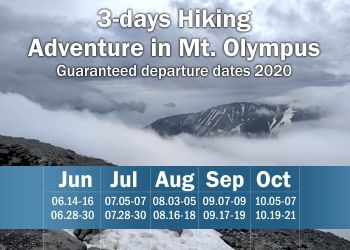 Explore Mt. Olympus - Guaranteed departure dates 2020