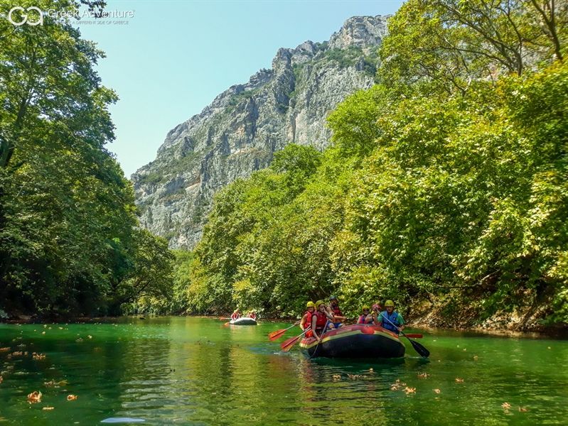 Rafting and Canoe in Pineios river in Tempe, Thessaly!