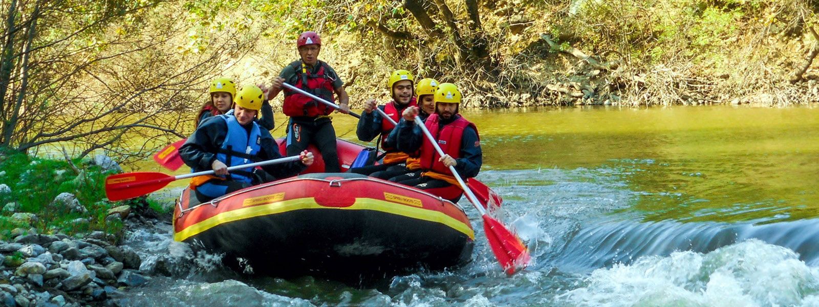 Rafting and Archery in Pineios at the Valley of Tempe, Thessaly