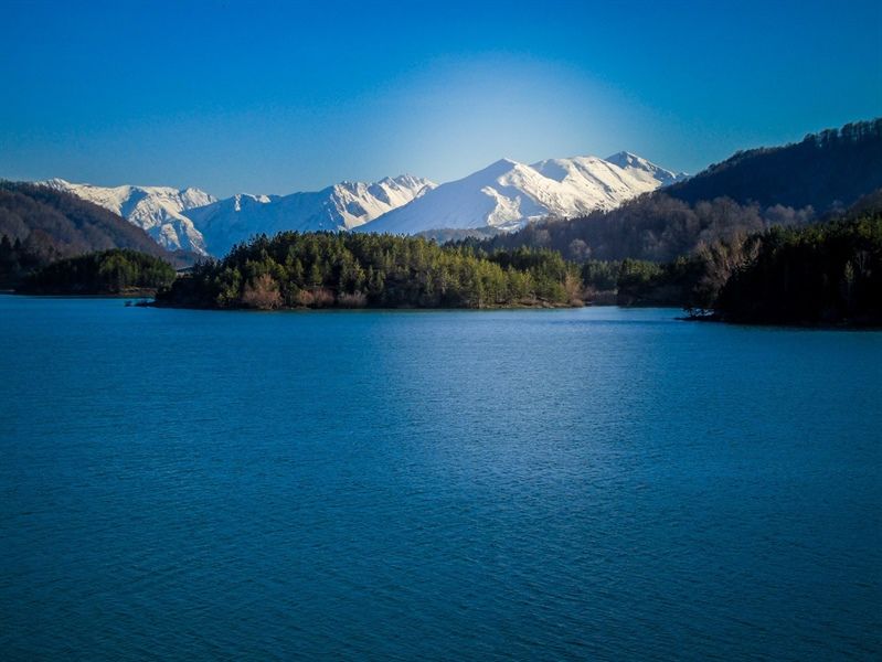 The wonderful Aoos lake in Metsovo, Ioannina, Greece!