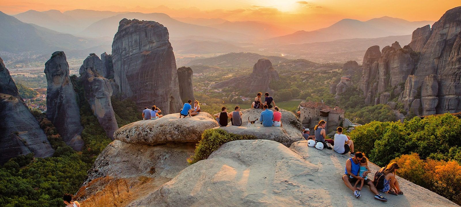 The destination of Meteora for an excursion with Greek Adventures