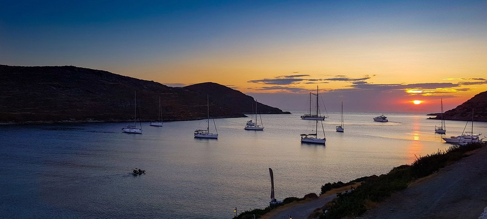 The destination of Kythnos for a trip with Greek Adventures