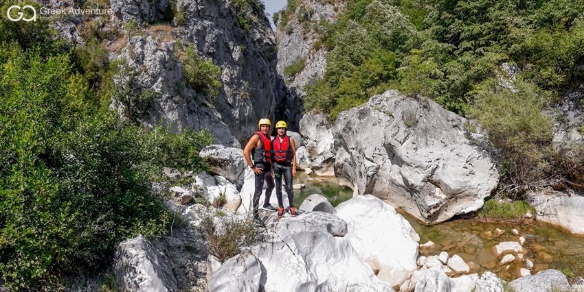 Recent photos from our canyoning activity in Kleftis gorge!