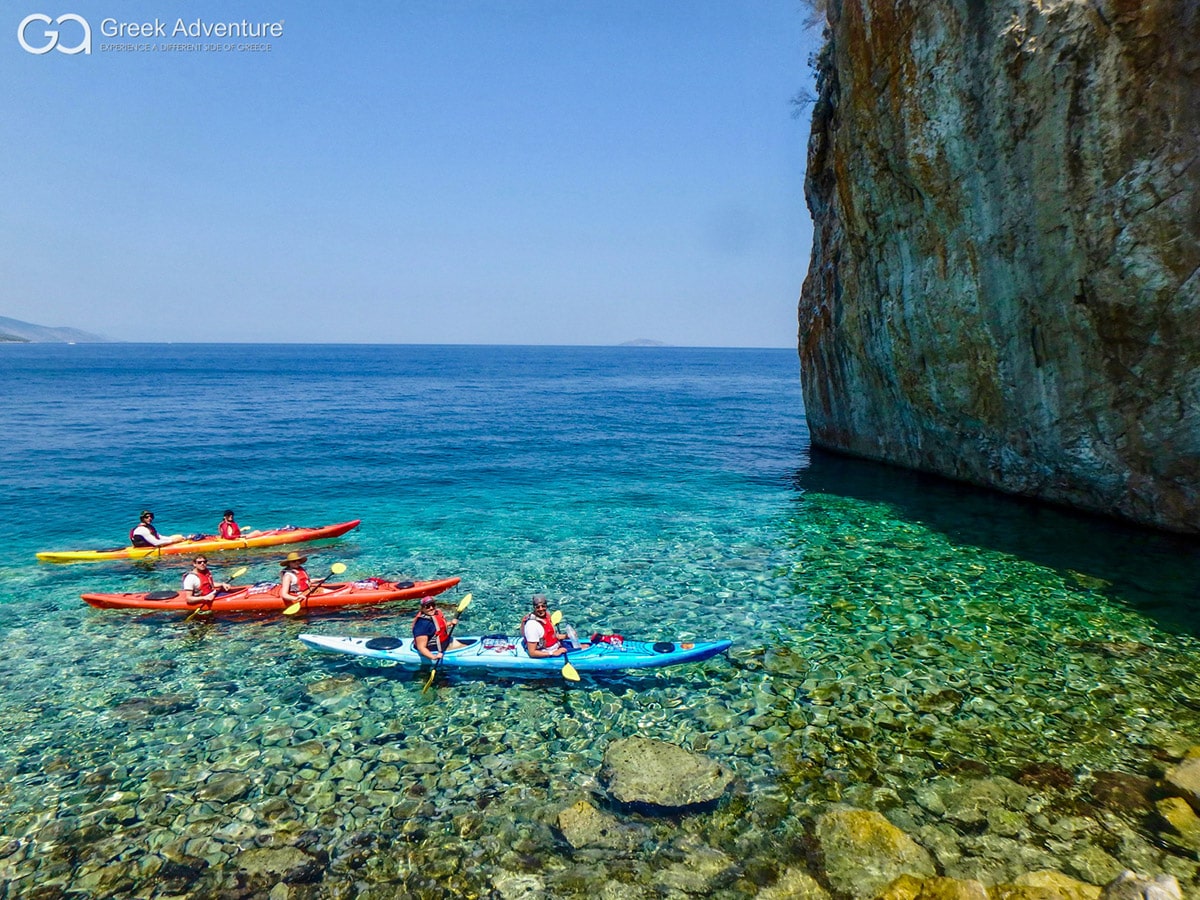 kayak tours greece